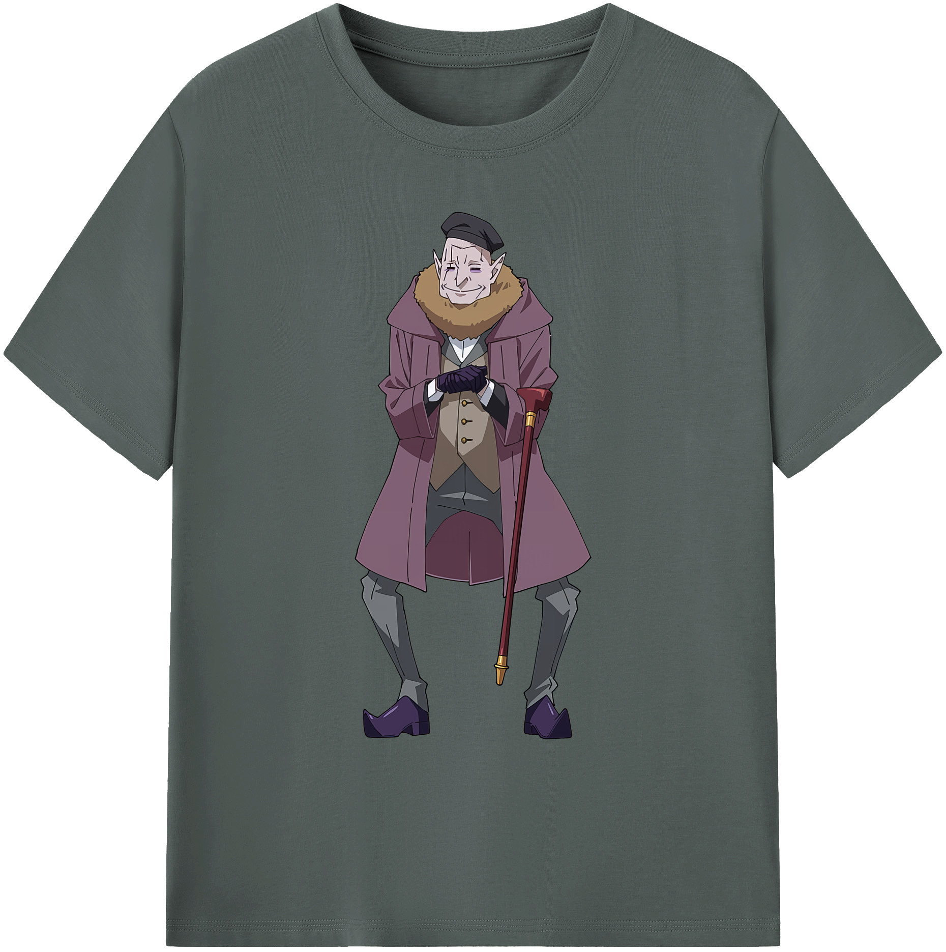 （画像用） 転スラ Regarding Reincarnated to Slime 綿100％ メンズ半袖Tシャツ｜肌触りやわらか＆通気性